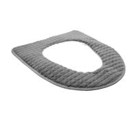 MAGICLULU Funda para Asiento De Inodoro con Cremallera, Tamaño Grande y Acolchado Grueso, Tejido Suave y Cálido, Protección Antideslizante para Uso Baño, Diseño Fácil De Limpiar y Apto para Invierno