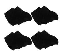 MAGICLULU Funda para Botas de Patines de Hielo Grandes 37-43, Protectores para Patines Artísticos Negros sin Gemas, Paquete de 4 Unidades, Accesorios para Patinaje sobre Hielo