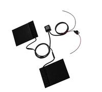 MAGICLULU Fundas Compuesta Acero Resistentes de Inoxidable de Fibra y Calefactables al para 12v Material Agua Ip67 Protección Térmica Puños Motocicleta para Invierno