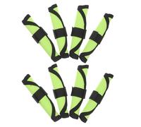 MAGICLULU Fundas para Señuelos de Pesca 8 Piezas 15x8 Cm Cubiertas Protectoras de Poliéster Color Verde Claro para Almacenamiento Seguro de Cebos y Protección de Anzuelos en Pesca Deportiva