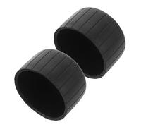 MAGICLULU Fundas Protectoras para Patas de Mesa y Silla 2 Pcs, Almohadillas Antideslizantes Redondas Φ60 Mm, Protectores para Suelos de Madera y Baldosas, Cubiertas Resistentes para Muebles