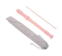 MAGICLULU Grabadora Soprano de 8 Agujeros para Niños, Instrumento Educativo de Abs Color Rosa, Flauta Dulce Práctica para Principiantes, Adecuado para Iniciación Musical y Aprendizaje Infantil