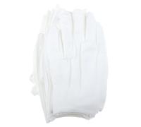 MAGICLULU Guantes de Algodón Transpirables Reutilizables, Talla Única, 12 Pares de Guantes de Hilo de Algodón Avanzados Anticorte para Inspección y Trabajo Manual en Jardinería