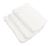 MAGICLULU Guantes Desmaquillantes de Microfibra de Color Claro 3 Piezas para Limpieza Facial Absorbentes y Transpirables, Herramienta de Belleza Reutilizable para Baño y Cuidado Piel