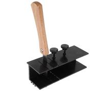 MAGICLULU Herramienta de Corte para Tubos de Cera de Anillos, Soporte Metálico Antideslizante, Plantilla de Corte Precisa para Fabricación y Tallado de Joyas, Accesorio Estable