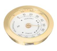 MAGICLULU Higrómetro de Guitarra Compacto de Aleación Medidor Portátil de Humedad Redondo para Instrumentos Musicales Adecuado para Cuidado y Almacenamiento en Interiores