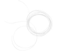 MAGICLULU Hilo y Compacto para Reparación de Gafas de Media Montura de Nylon Blanco Resistente Deformación para Uso en Accesorios de Gafas