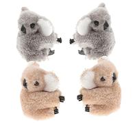 MAGICLULU Horquillas De Koala 4pcs Accesorios Para El Cabello Decoración Para Mujeres Ideal Para Pequeño Cabello