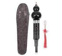 MAGICLULU Hulusi Tradicional en Clave C Portátil y Ligero Material Abs y Cuproníquel Adecuado Adultos Principiantes Color Negro Color Aleatorio