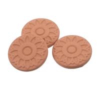 MAGICLULU Humidificador de Terracota Redondo para Cigarros 3 Unidades, Piedra Humidificadora Antigravedad para Mantener la Humedad Constante, Accesorio para Humidores en Casa y Viaje