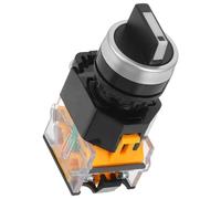 MAGICLULU Interruptor Selector Ca 0-440 V de Leva de 3 Posiciones con Enclavamiento Mantenido, Interruptor Eléctrico de Reemplazo Perilla Ergonómica para Control Preciso en Equipos