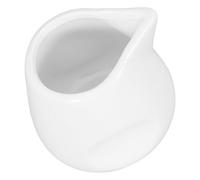 MAGICLULU Jarra de Cerámica para Crema de 110ml Diseño Elegante y Clásico, Adecuado para Cafeterías y Uso Personal, Fácil de Limpiar y Funcional