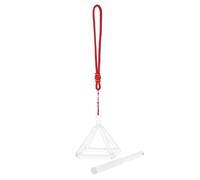 MAGICLULU Juego de 2 Piezas de Pirámide Cantante de Cuarzo de 3 Pulgadas Palo de Percusión, Decoración Curativa Piramidal para Meditación y Yoga, Herramienta de Terapia de Estilo Aleatorio