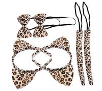MAGICLULU Juego De 3 Diademas Con Orejas Y De Gato Únicas. Vístete Como Tu Felino Favorito Para Cualquier Ocasión. 6 Piezas X 3.