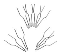 MAGICLULU Juego de 8 Puntas Metálicas para Pirograbado Alambre Calefactor, Repuestos para Máquina Quemador de Madera, Adecuado para Pirografía en Madera y Manualidades