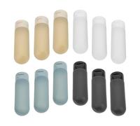 MAGICLULU Juego de Botellas de Viaje 60 Ml para Loción, Champú y Crema, Envases Suaves y Recargables, Kit 3 Sets Estuche Eva, Contenedores de Líquidos para Aseo Personal en Viajes