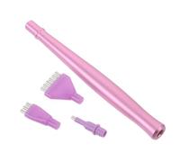 MAGICLULU Juego de Herramientas Aplicadoras de Gemas de Imitación, Bolígrafo Taladro de Arte con Múltiples Cabezales de Aleación, Color Rosa, Kit para Pintar y Decorar Mosaicos, Accesorio