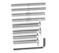 MAGICLULU Juego De Pernos Roscados De Doble Extremo y Tornillos De Cabeza Plana De Acero Llave Hexagonal, Kit De 8 Piezas M8 para Montaje De Rascadores para Gatos Domésticos