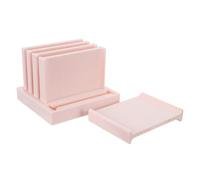 MAGICLULU Juego de Rodillos Herramienta de Plástico para Arcilla Polimérica 5 Diámetros y Guía de Espesor para Manualidades y Modelado en Talleres y Casa