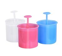 MAGICLULU Kit de 3 Piezas de Botella Espumosa de Plástico Pp y Abs para Limpieza Facial Profunda, Fácil de Usar Hogar, Diseño Simple y Funcional Color Aleatorio