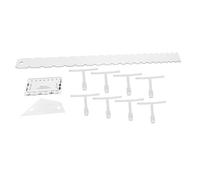 MAGICLULU Kit de Herramientas de Luthier Portátiles para Guitarra y Medición Precisa Regla de Acción de Cuerda y Medidor de Radio, 12 Piezas de Metal para Mantenimiento