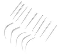 MAGICLULU Kit de Herramientas para de Ombligo 14 Piezas Rectas y Curvas de Acero Inoxidable Hipoalergénico Rosca Interna y Externa Adecuado para Cambiar y Ajustar Joyería Corporal en