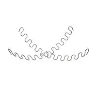 MAGICLULU Kit de Reemplazo de Resortes de Sofá Negro de Metal 2piezas Estructura Serpentín para Reparación y Soporte Ergonómico del Asiento en Muebles y Sillas