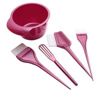 MAGICLULU Kit para Teñir el Cabello 5 Piezas Peine para Teñir, Tazón Mezclador y Removedor de Crema, Herramientas Abs y Nailon para Coloración Profesional en Cuidado del Cabello