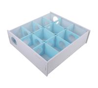 MAGICLULU Laberinto Que Mantiene Agilidad y Previene Obesidad para Hámster y Rata, Túnel Azul de Madera Juguete Adecuado para Mascotas Pequeñas en Jaulas