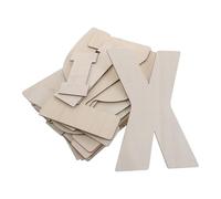 MAGICLULU Letras Grandes Griegas de Madera sin Terminar 24 Piezas de 8 Pulgadas, Bloques para Manualidades y Decoración de Paredes, Alfabeto para Bricolaje Educativo y Proyectos Artísticos