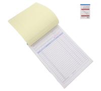 MAGICLULU Libro de Recibos Comerciales para Gestión de Pedidos, Talonario de Recibos Diseño de Varias Columnas, Tamaño Práctico para Restaurantes y Pequeñas Empresas, Blanco y Canario,