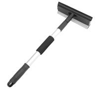 MAGICLULU Limpiacristales Herramienta Profesional Extensible de Doble Cara Mango Retráctil de Acero Inoxidable y Esponja Tpr para Coche para Limpieza de Ventanas y Espejos