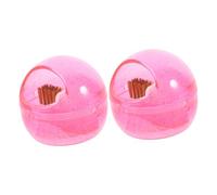 MAGICLULU Limpiador De Brocas Para Taladro De Uñas 2 Piezas Desmontable Cepillo De Alambre Metálico Duro Rosa Para Artistas Profesionales y Uso En Salones De Manicura