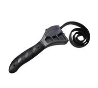 MAGICLULU Llave de Correa Ajustable Pequeña de Caucho Reforzado, Abridor de Botellas Multifuncional 2 Piezas Mango Plástico para Uso Doméstico y Reparación