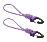 MAGICLULU Llavero Paracord Resistente 19 Cm con Mosquetón para Exteriores, Correa Multifuncional para Mochila y Botella de Agua, 2 Piezas para Senderismo, Camping y Supervivencia