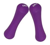 MAGICLULU Mancuernas Pequeñas Color Púrpura, 2 Piezas de Pvc E Hierro, Ligeras para Mejorar el Rendimiento Físico y Desarrollar Inteligencia