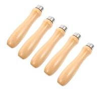 MAGICLULU Mango de Madera Ergonómico para 5 Piezas con Agarre Cómodo y Resistencia al Impacto para Escofina Adecuado para Herramientas de Carpintería y Bricolaje