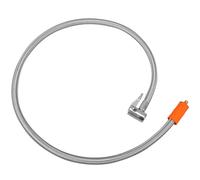 MAGICLULU Manguera de Extensión Inflador de Aire 80 Cm Acero Inoxidable Flexible Conexión Rápida para Compresor de Neumáticos Coche Moto Bicicleta Herramienta Portátil