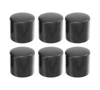 MAGICLULU Manijas Cilíndricas Negras para Puerta Divisoria Tiradores de Puerta Corredera Kit de 6 Piezas Material Duradero Resistente al Desgaste