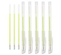 MAGICLULU Marcador para Tatuajes y Cejas Fluorescente Verde, 5 Unidades con 3 Recambios, Lápiz de Mapeo para Maquillaje Profesional, Herramienta Precisa para Posicionamiento y Diseño