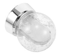 MAGICLULU Marco de Fotos Bola de Nieve de Plástico 85 MM X 100 MM Base Plateada y Cartulina Blanco para Sublimación Personalizable DIY para Navidad San Valentín y Bodas