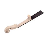 MAGICLULU Mástil de Violín y Resiste la Tensión del Violín Negro de Madera Aumenta la Fuerza del Cuello con 4 Agujeros para Cuerdas y Pergamino Tallado a Mano