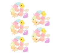 MAGICLULU Mini Figuras de Resina Oceánicas Luminosas, 50 Piezas en Miniatura para Decoración de Jardín de Hadas, Terrarios y Acuarios, Accesorios Artesanales para Micropaisajes