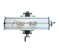 MAGICLULU Mini para Mesa de Trabajo de Fresadora, 2 Ejes Ajustables, Aleación de Aluminio y Abs, 310 Mm X 90 Mm, Compatible con Taladro de Banco, Accesorios para Fresado de Alta Resistencia