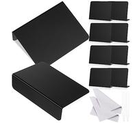 MAGICLULU Mini Tablero Para Comida Tableros Negros y Paños De Limpieza Para Letreros De Buffet De Fiesta