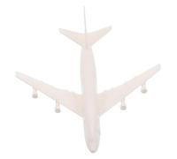 MAGICLULU Miniatura Diseño Detallado de Plástico Blanco Modelo de Avión 1/300 y Representación Realista para Exhibición y Planificación Urbana