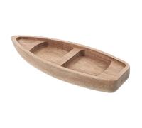 MAGICLULU Modelo De De Madera Embarcaciones De Madera De Sushi Modelo De Canoa Decoración De Botes De Madera Decoración Temática Náutica Adorno De Pastel De Caqui