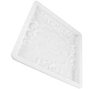 MAGICLULU Molde de Cemento para Pavimento de Jardín Tanglian 40x40x3 Cm, Molde Plástico Reutilizable para Ladrillos Decorativos Estilo Chino, Creador DIY para Decoración de Césped y Patios