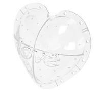 MAGICLULU Molde de Forma de Corazón para Sandía Resistente la Presión Material PC para Moldear Fruta en Jardín Personal