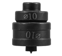 MAGICLULU Molde Punzonadora Hidráulica Manual 10 Mm para Cuero y Metal, Matriz de Perforación Redonda Resistente, Dado de Troquel para Máquina Punzonadora, Herramienta de Punzón Hidráulico